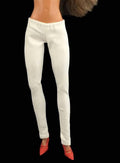 White Plush Knit Sweater With White Pants Doll Clothes Set (11.5 Inch Dolls)