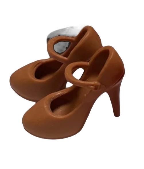 MTM Curvy Fashion Doll High Heel Shoes, 1:6 Scale Fashion Doll, Made to Move