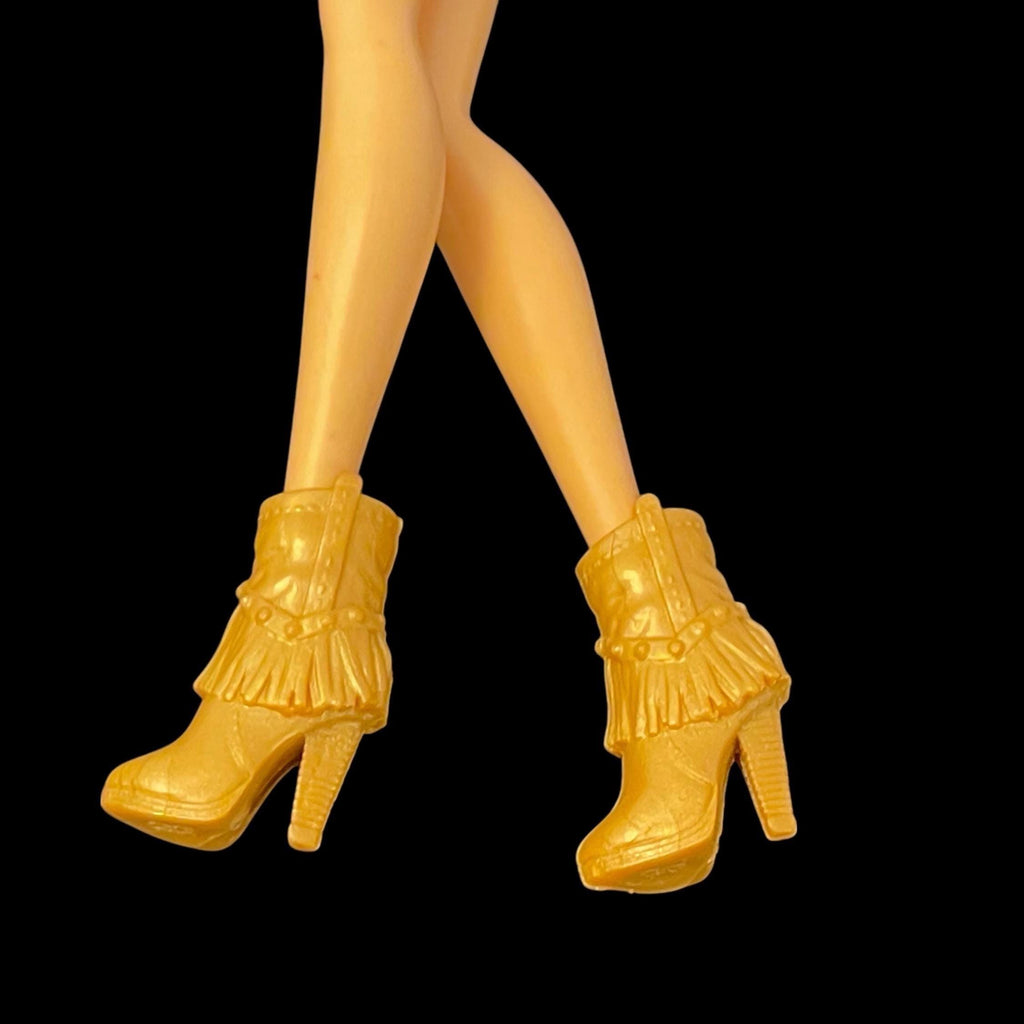 Cowboy Fringe Boots for 11.5" Fashion Doll - Made To Move