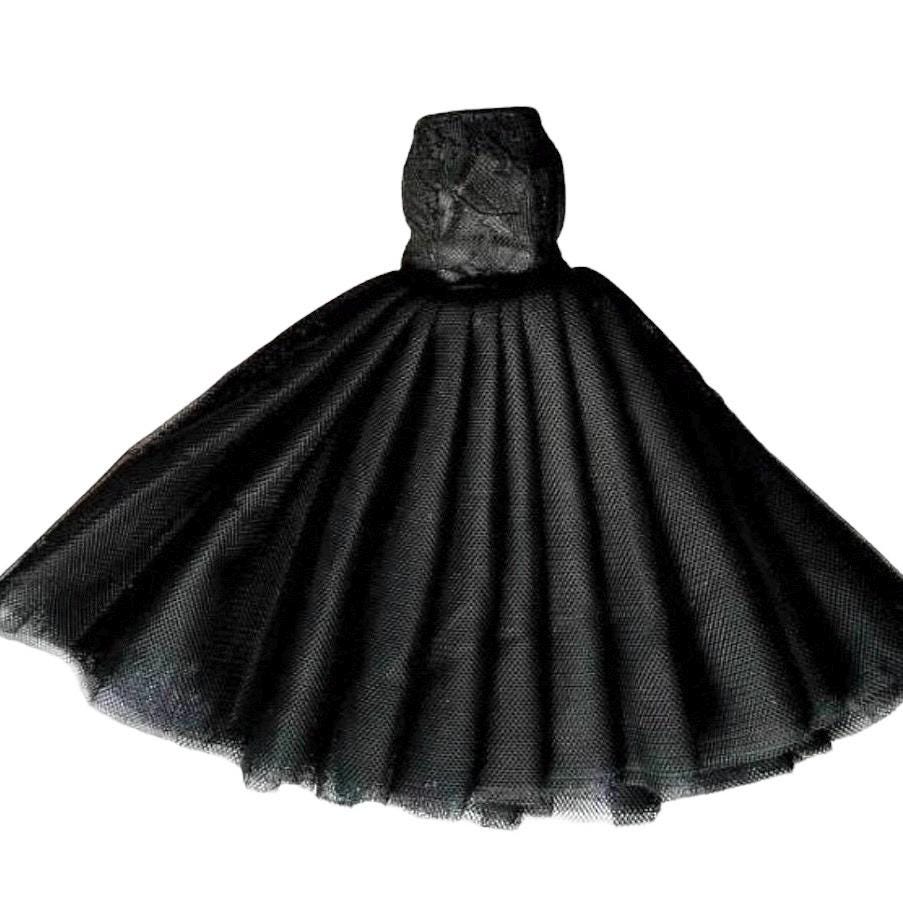 Fashion Doll Evening Gown: Luscious Layers Tafetta Dress with Shoes