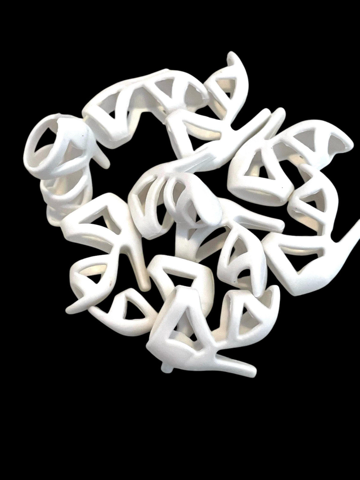 Fashion Doll White Platform Sandals: High Heel Shoes for Flat Feet Dolls