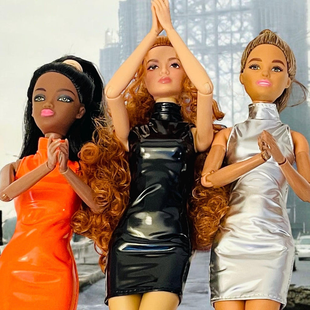 Retro Doll Mini Dress Outfit- Fits Integrity, MTM, Curvy Dolls