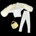 Faux Fur Doll Jacket Outfit: Fits 11.5" Fashion Dolls