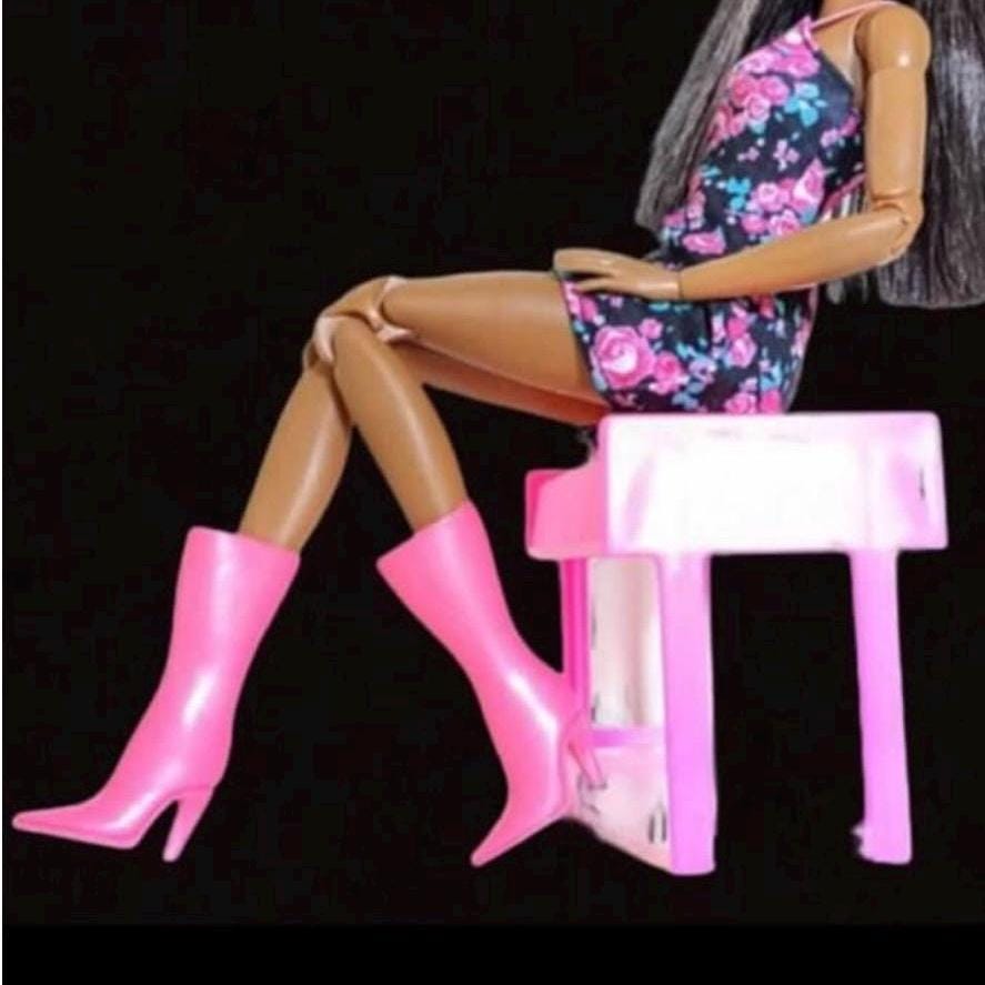 Cowboy Fringe Boots for 11.5" Fashion Doll - Made To Move