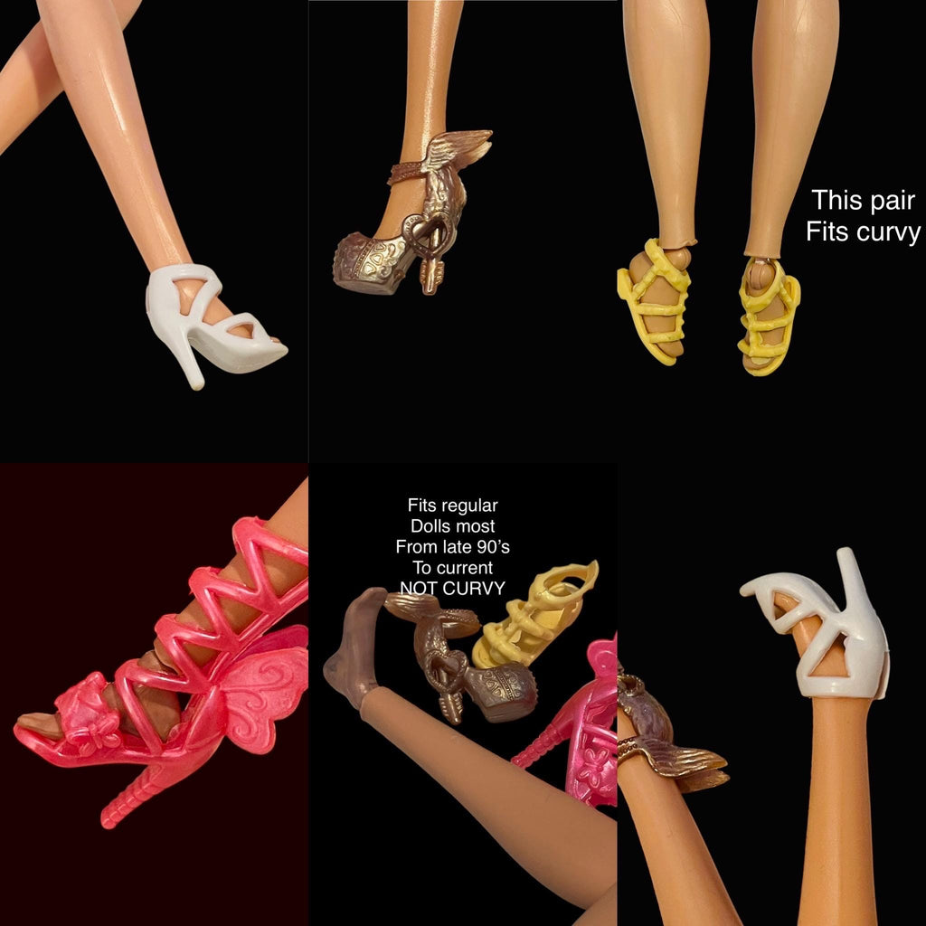 Assorted Fashion Doll Shoes (20 Pairs) - Fits 11.5" Dolls