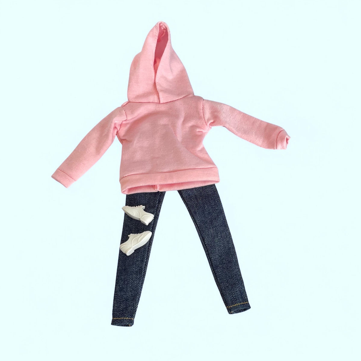 Doll Outfit Set: Jacket, Hoodie, Boots - Made to Move & Curvy Dolls