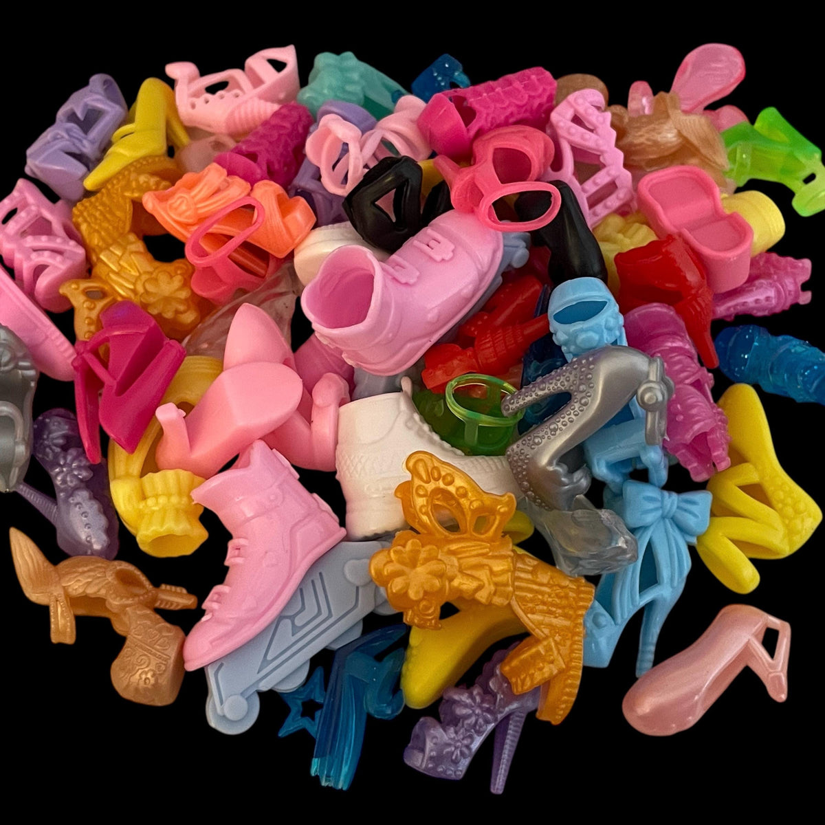 Assorted Fashion Doll Shoes (20 Pairs) - Fits 11.5" Dolls