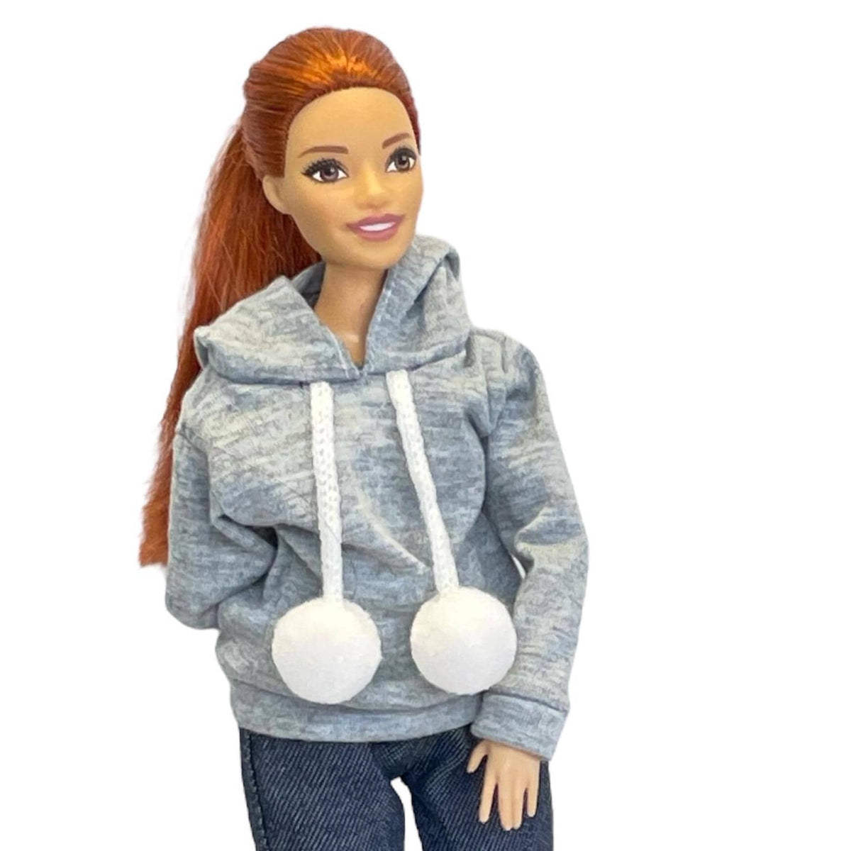 Doll Outfit Set: Jacket, Hoodie, Boots - Made to Move & Curvy Dolls