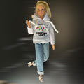 Realistic Fashion Doll Jackets – Plaid & Wool Look Outerwear, Made to Move Fit