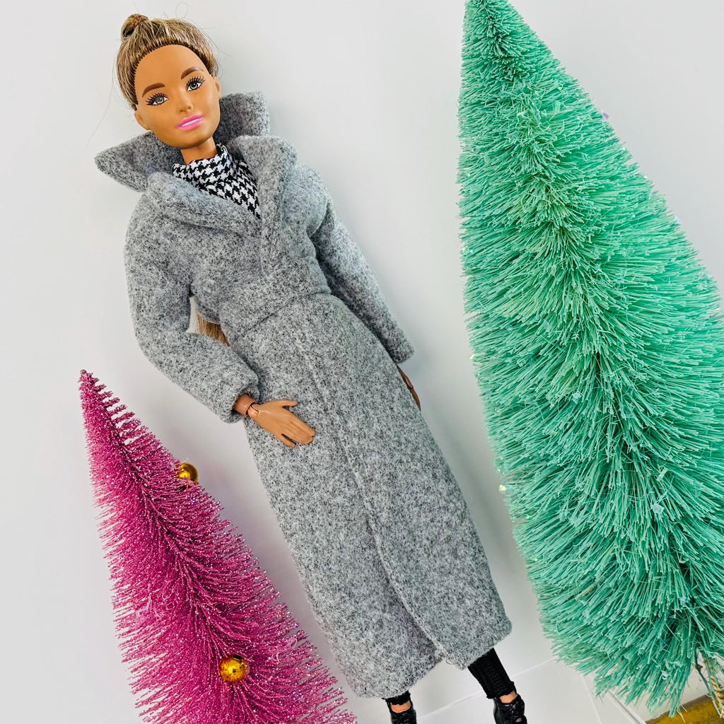 11.5" Doll Winter Coats, MTM Curvy/Regular Fit, 1/6 Scale dolls