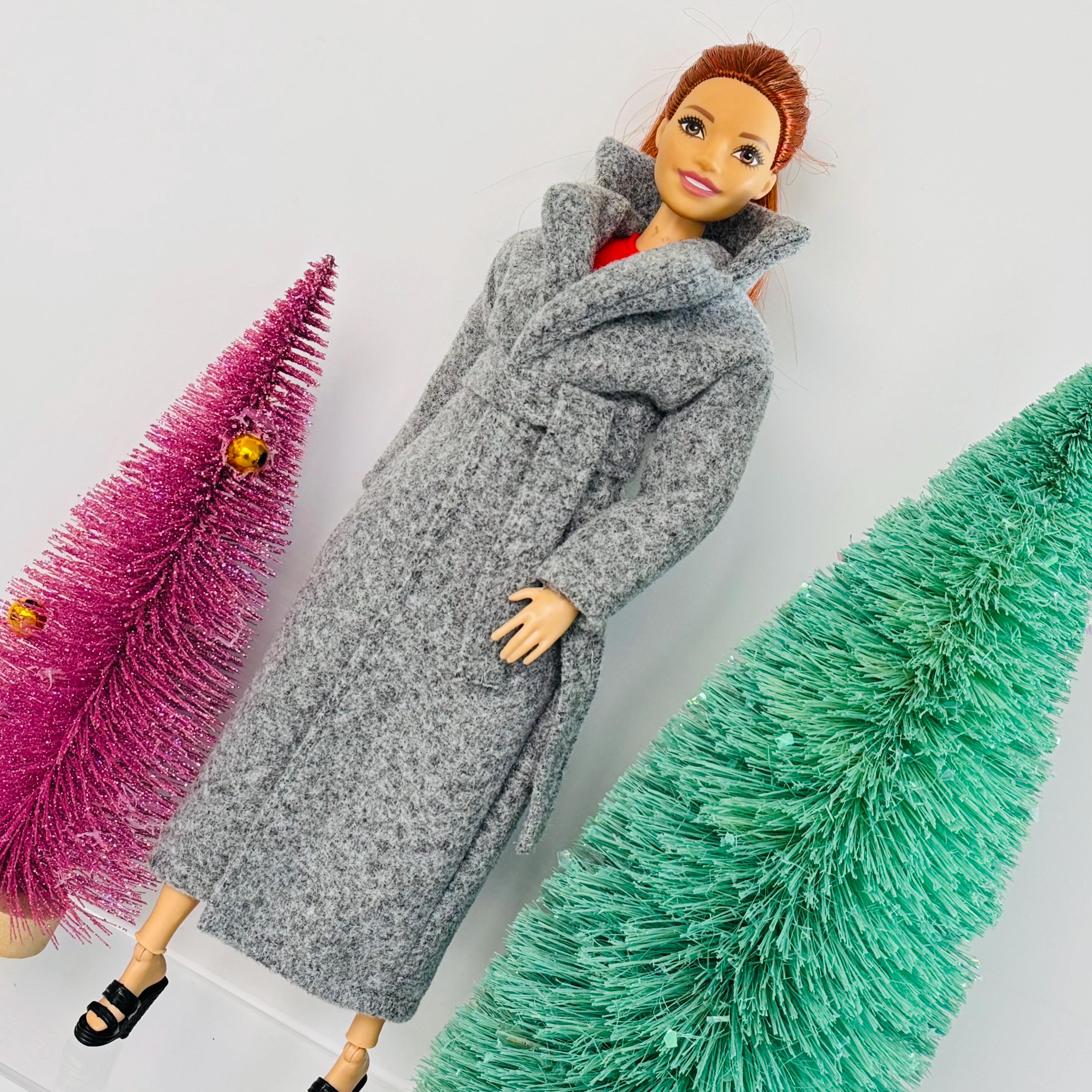 11.5" Doll Winter Coats, MTM Curvy/Regular Fit, 1/6 Scale dolls