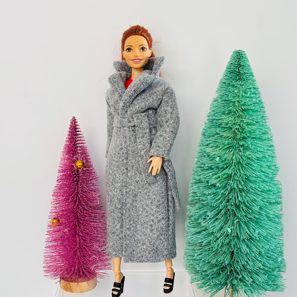 11.5" Doll Winter Coats, MTM Curvy/Regular Fit, 1/6 Scale dolls