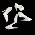 Black & White High Heel Doll Shoes - Fashion Royalty, Curvy, Made to Move