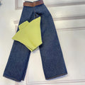 New Fashion Doll Outfit; Wide Leg Pants, Belt and Top, 1/6 Scale Doll Clothes