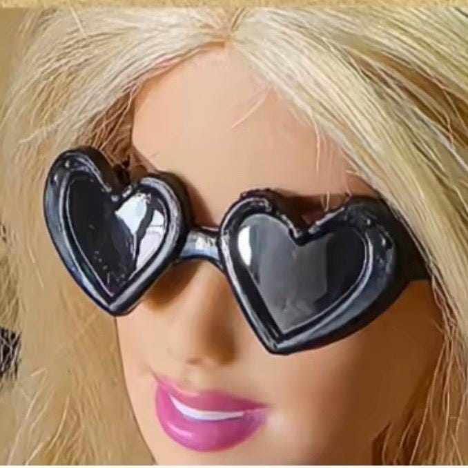 Fashion Doll Sunglasses: Curvy & Regular 11.5 inch, 1/6 scale Dolls