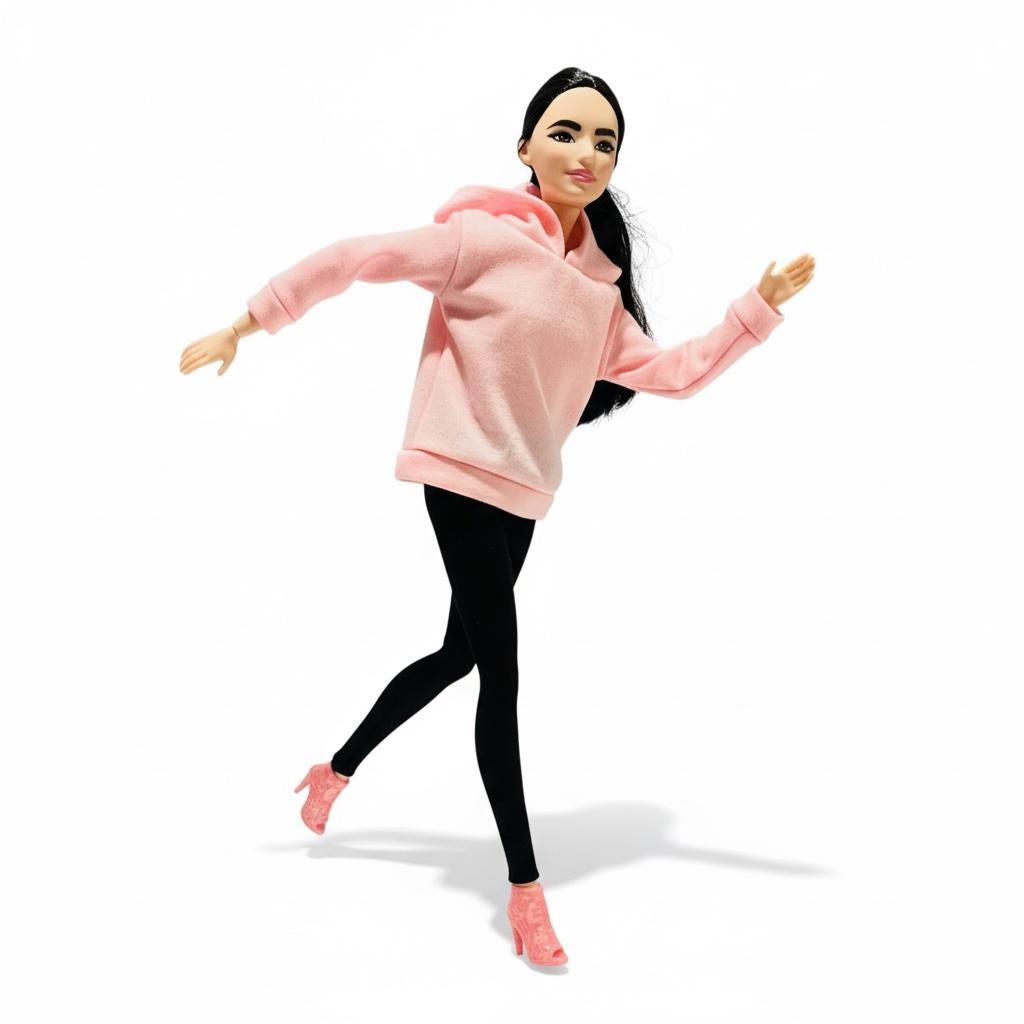 Fashion Doll Active Wear, All Dolls, Pink Pants, New Hoodies Sets