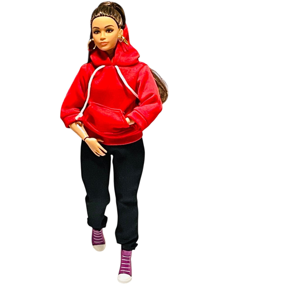 Fashion Doll Active Wear, All Dolls, Pink Pants, New Hoodies Sets