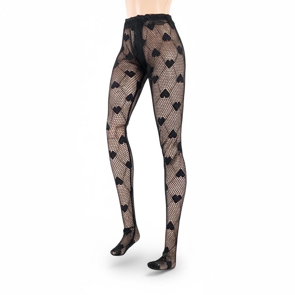 Doll Pantyhose Fishnet Tights for 1:6 Fashion Doll Curvy and Regular Type Dolls