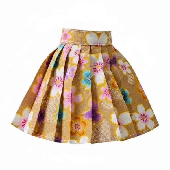Fashion Doll Clothes, Floral Skirt, Lace Tights, Denim, Assorted Tops