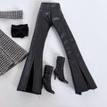 Faux Leather Fashion Doll Pants, Coat and Accessories