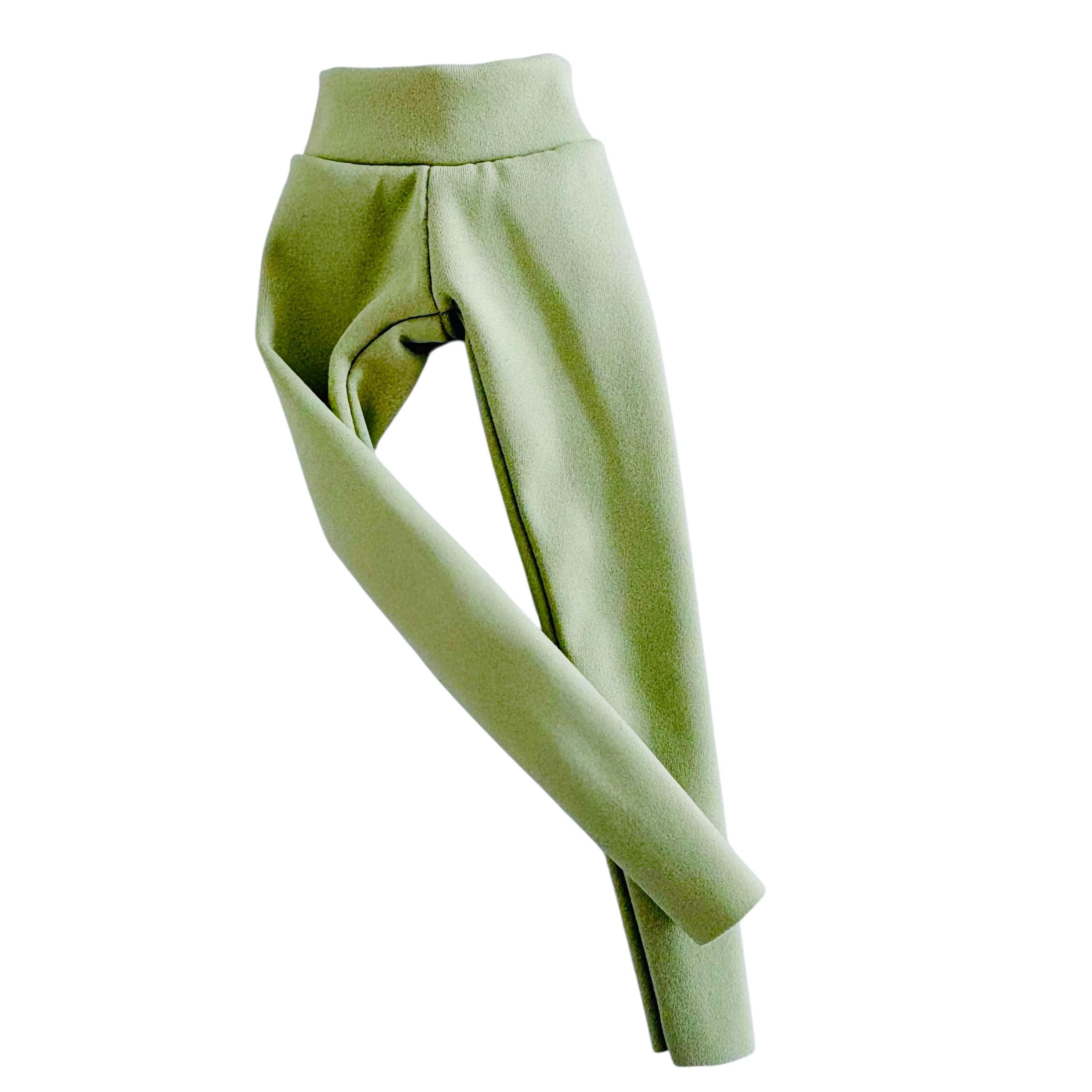 Curvy Fashion Doll Leggings, High Waist Yoga Pants – Fits 11.5" Curvy and Tall Dolls