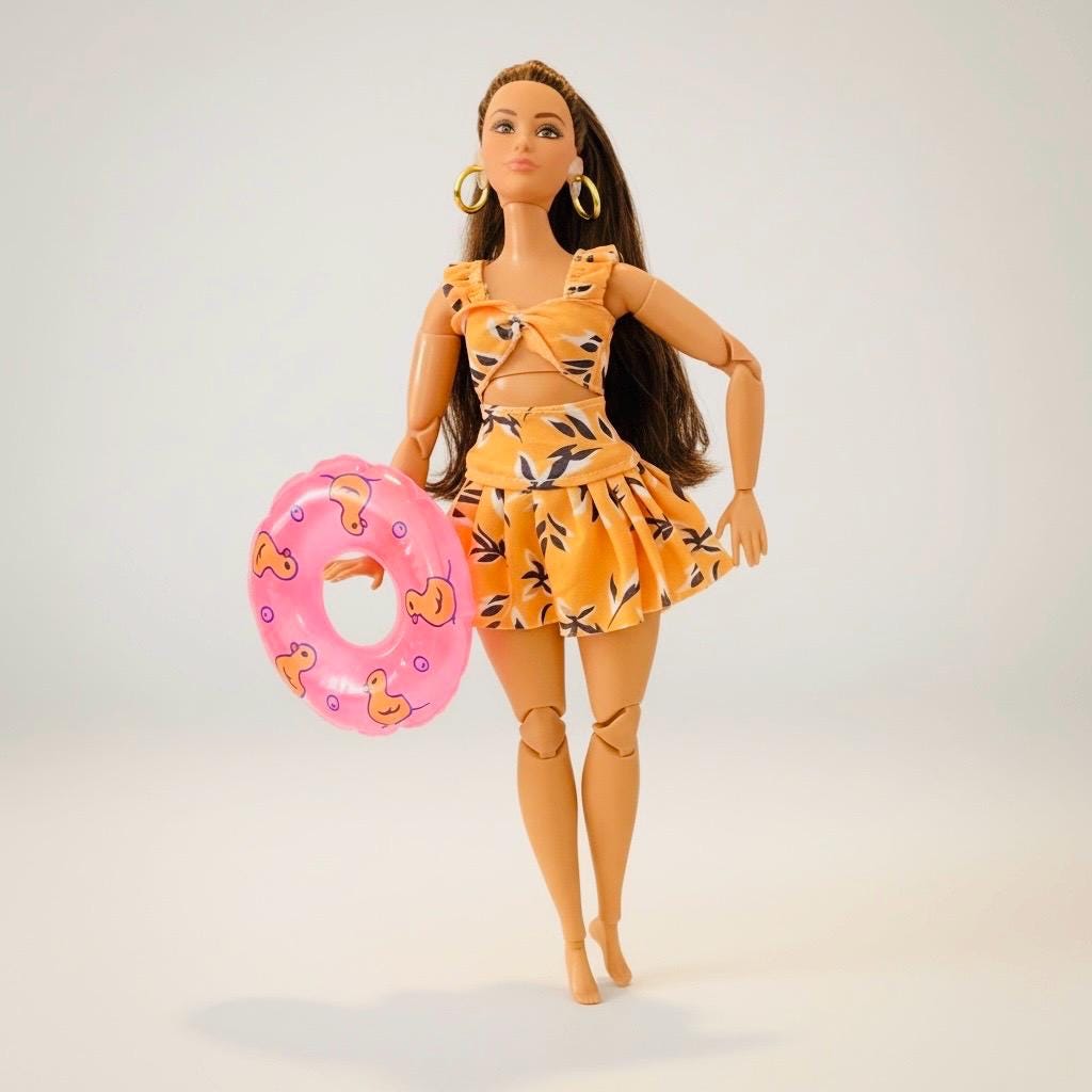 Fashion Doll Bathing Suit Set: Assorted colors and styles, Fits 11-12 Inch Dolls