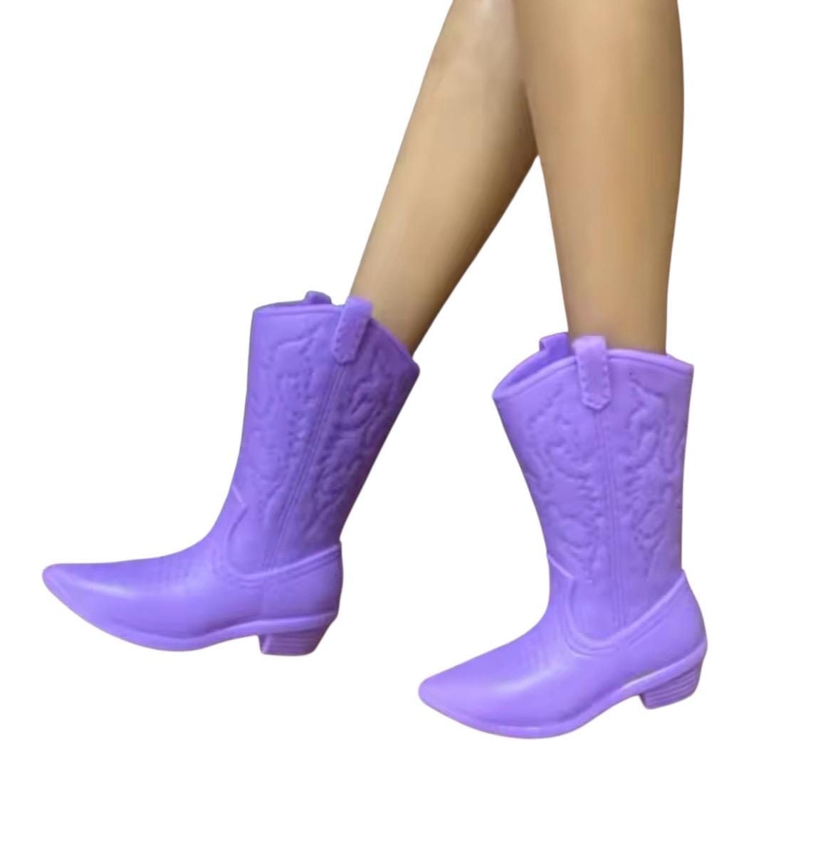 Fashion Doll Boots: Cowboy Assorted Colors Cowgirl
