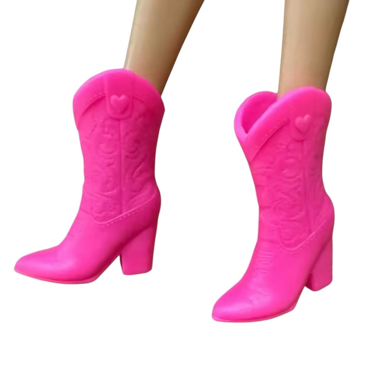 Fashion Doll Boots: Cowboy Assorted Colors Cowgirl