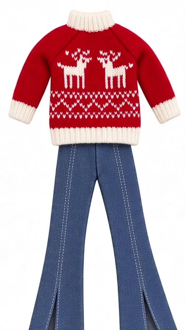 New Christmas Doll Outfits; Fits 11 1/2” Fashion Dolls Like Regular BB Doll, Made to Move, Curvy, Current and some older.  Assorted choices.